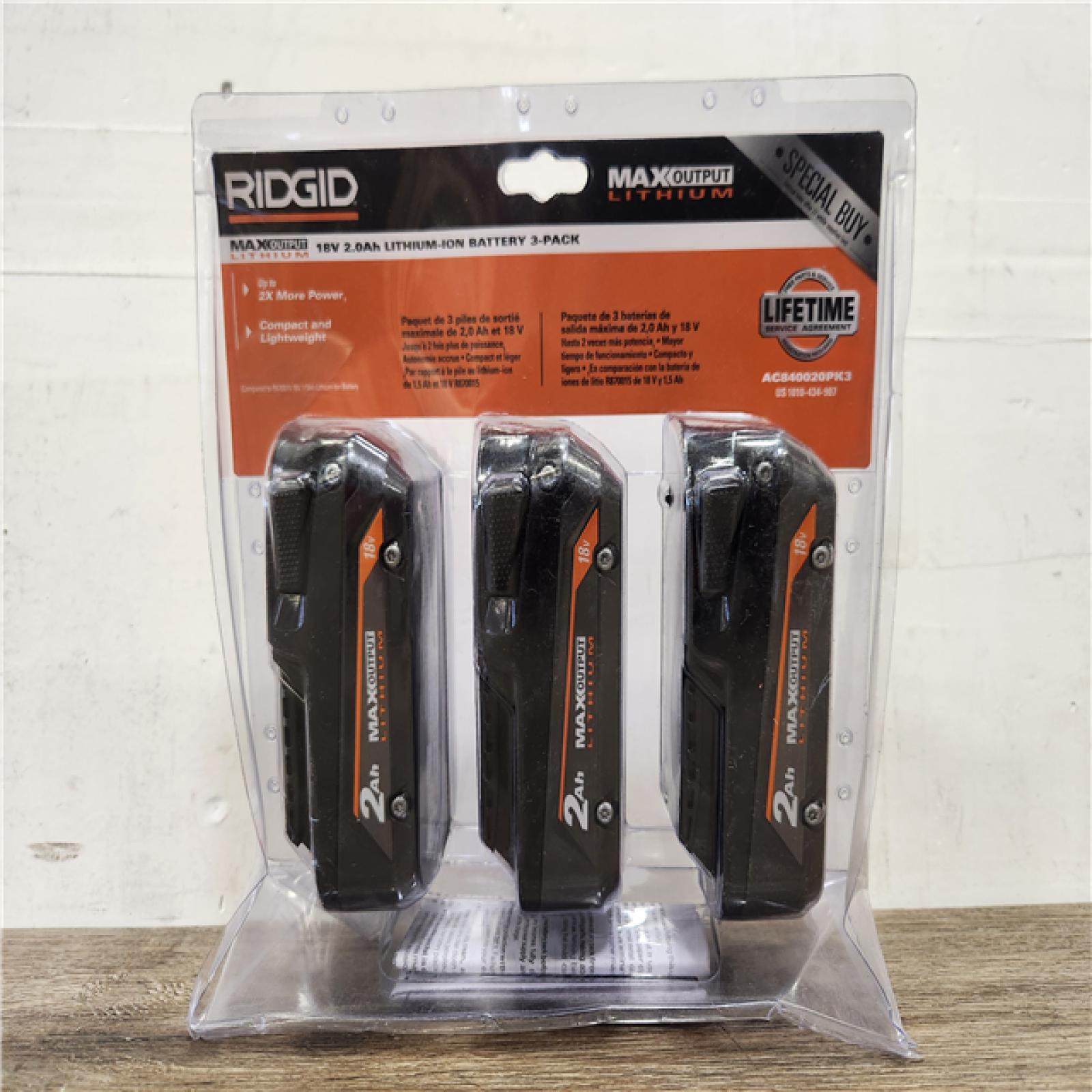 Phoenix Location New Sealed Ridgid V Ah Max Output Lithium Ion