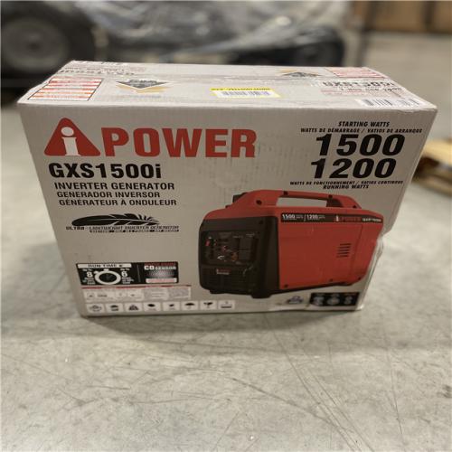 A-iPower 1500-Watt Recoil Start Gasoline Powered Ultra-Light Inverter Generator with 60cc OHV Engine and CO Sensor Shutdown