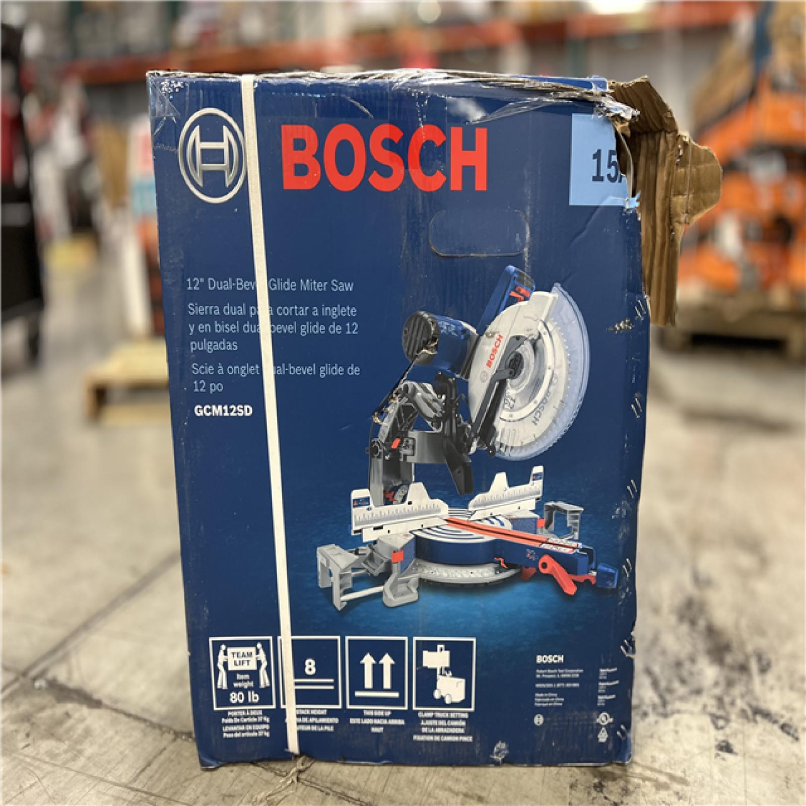 Dallas Location Bosch Glide In Dual Bevel Sliding Compound