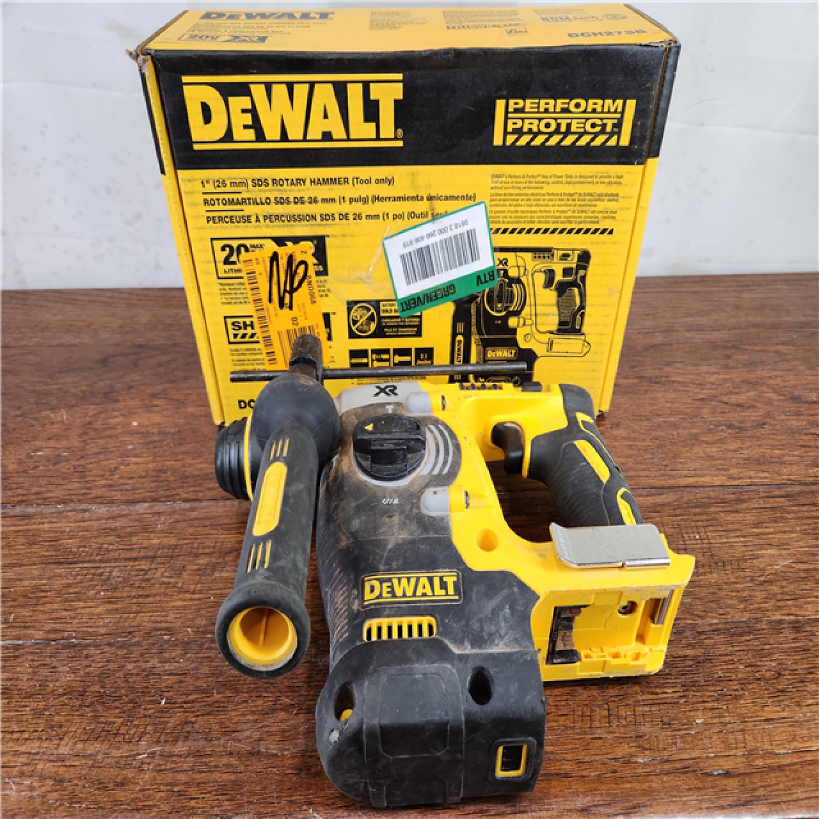 AS IS DEWALT 20V MAX XR Cordless Brushless 1 In SDS Plus L Shape