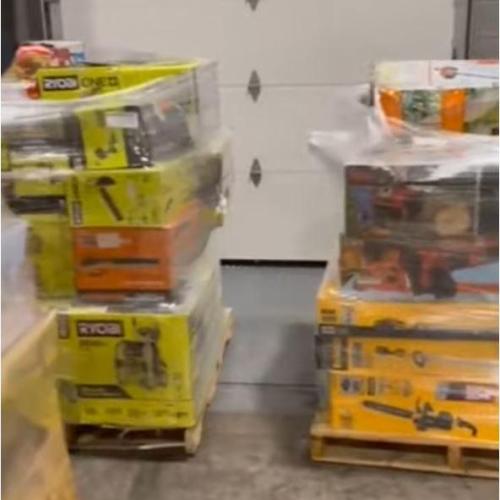 Pittston Location As-Is Power Tools Partial Truckload (6 pallets) 0511359652-A