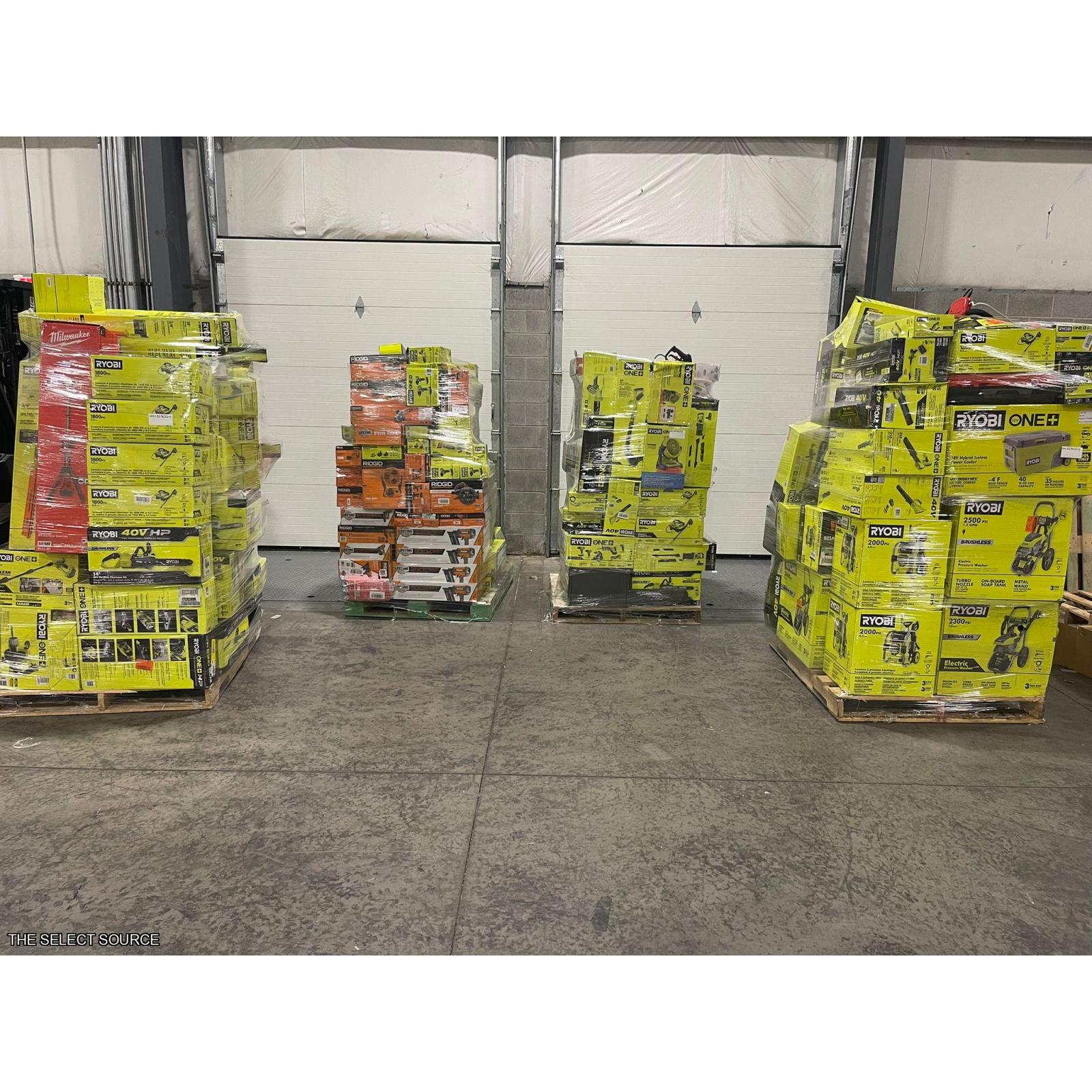 Pittston Location As-Is Power Tools Partial Truckload (4 pallets) 0511359652-C