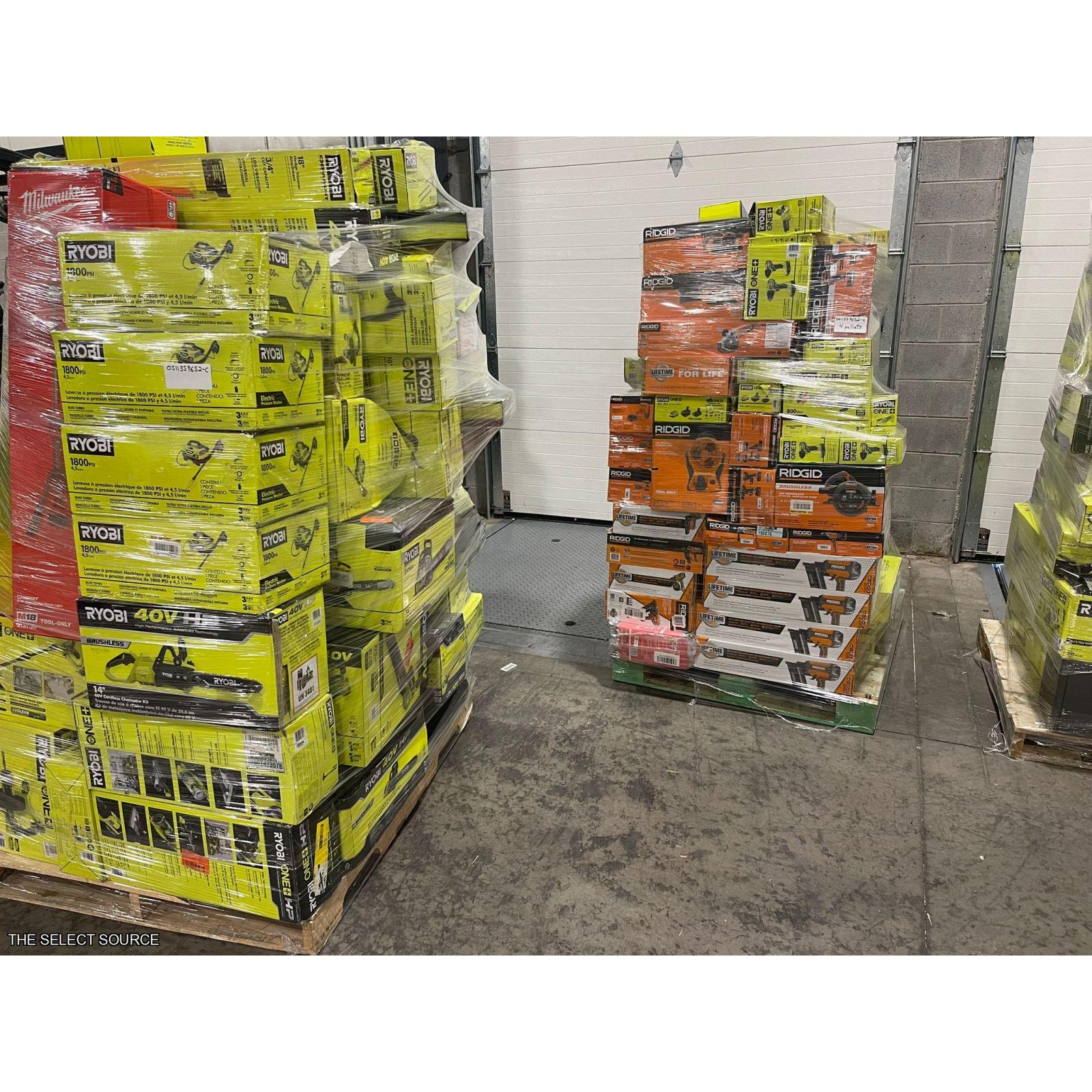 Pittston Location As-Is Power Tools Partial Truckload (4 pallets) 0511359652-C