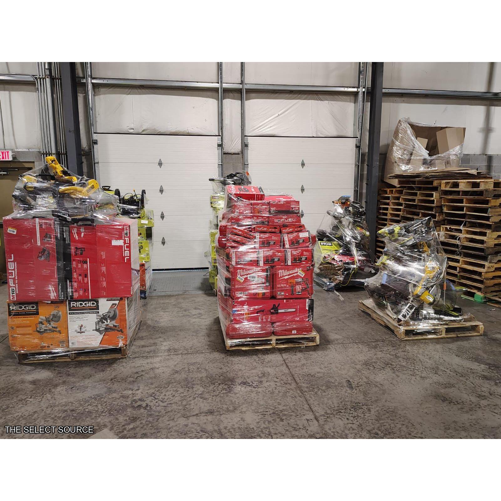 Pittston Location - AS-IS Power Tools Partial Lot (6 Pallets) 1357638-D