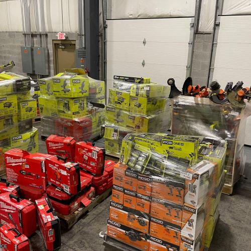 Pittston Location - AS-IS Power Tools Partial Lot (8 Pallets) 1357693-B