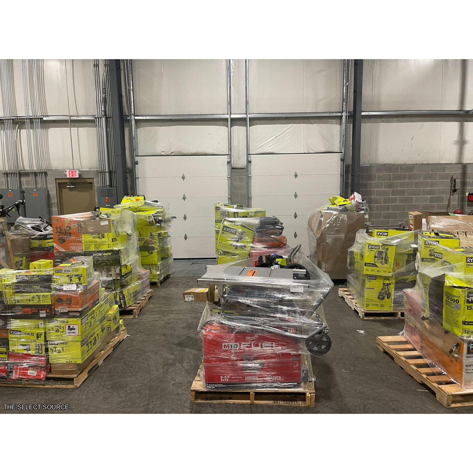 Pittston Location - AS-IS Power Tools Partial Lot ( 9 Pallets) 1358181-A