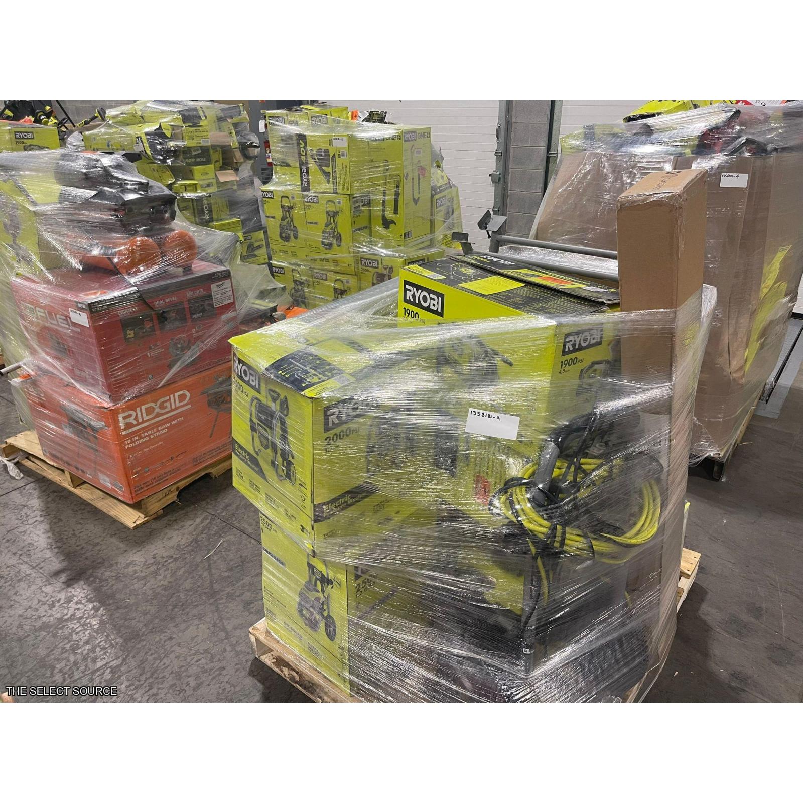 Pittston Location - AS-IS Power Tools Partial Lot ( 9 Pallets) 1358181-A