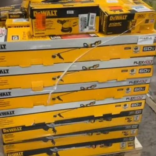 Pittston Location As-Is Power Tools Partial Truckload (12 pallets) 1359080-A