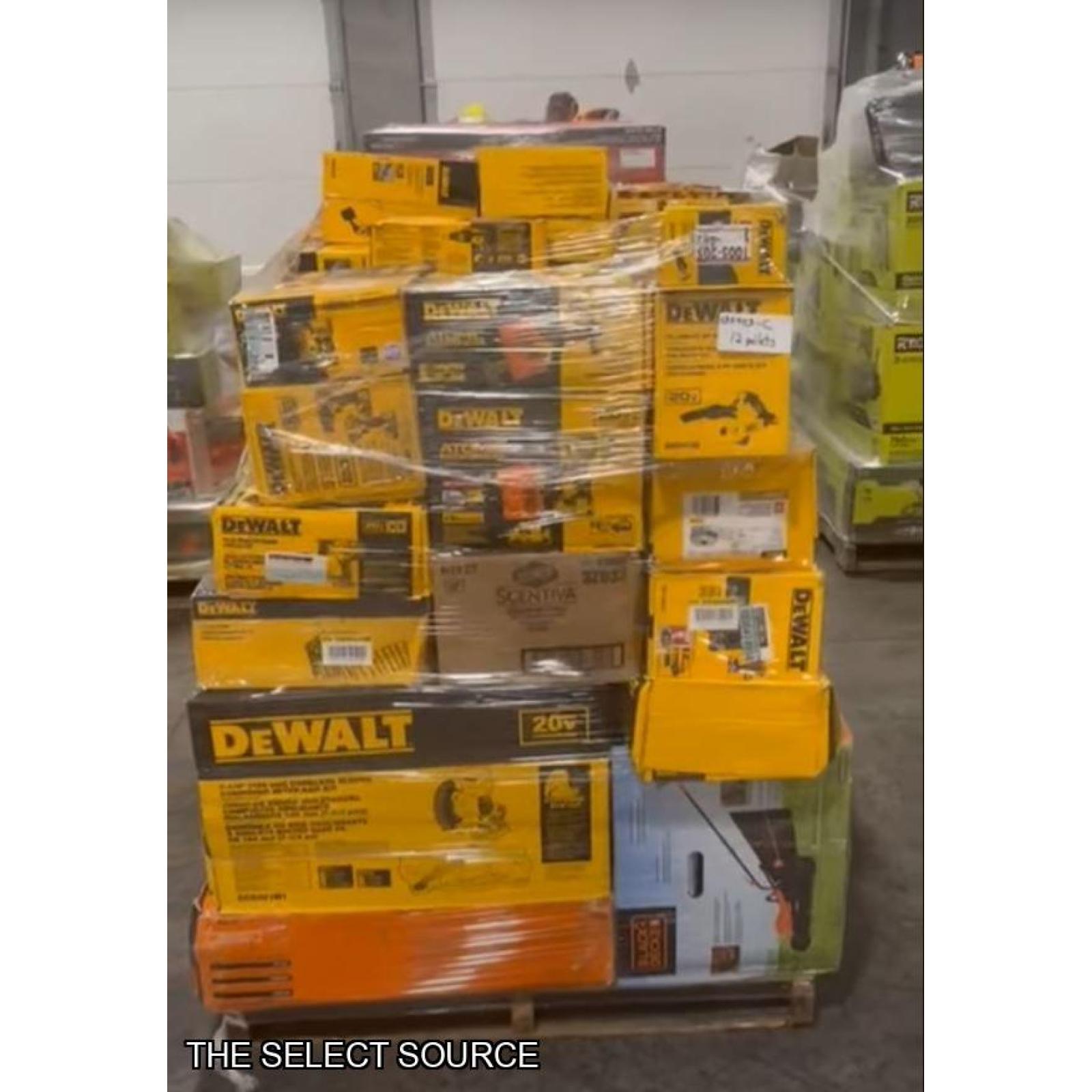 Pittston Location - AS-IS Power Tools Partial Lot (12 Pallets) 1359113-C