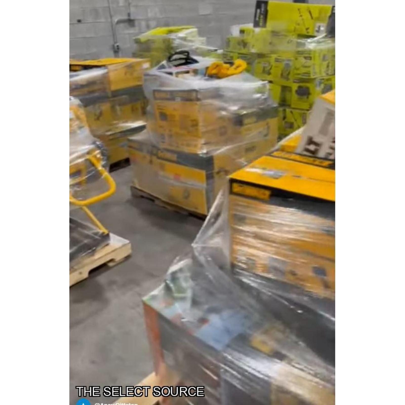 Pittston Location As-Is Power Tools Partial Truckload (12 pallets) 1359137-B