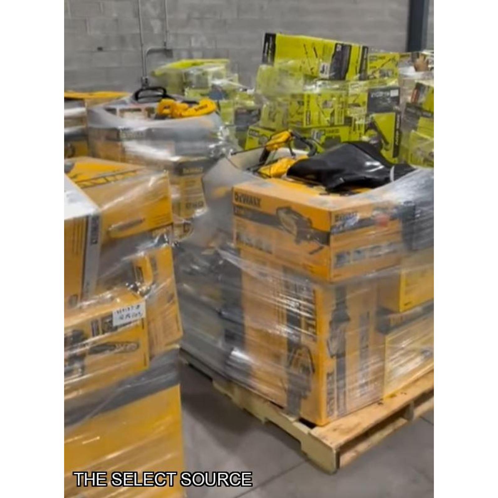 Pittston Location As-Is Power Tools Partial Truckload (12 pallets) 1359137-B