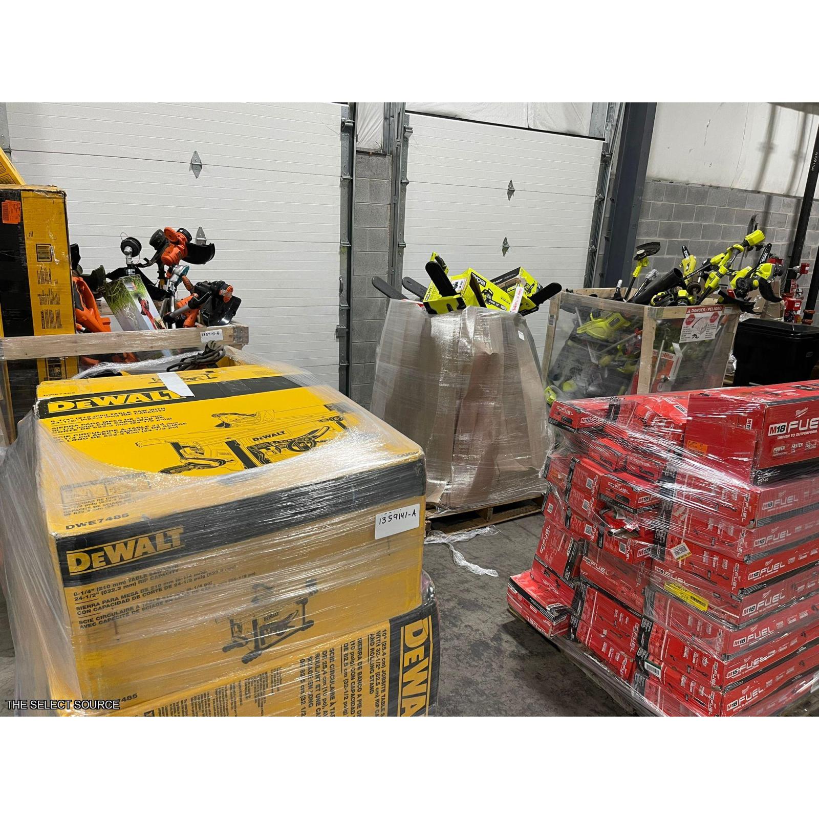 Pittston Location As-Is Power Tools Partial Truckload (6 pallets) 1359141-A