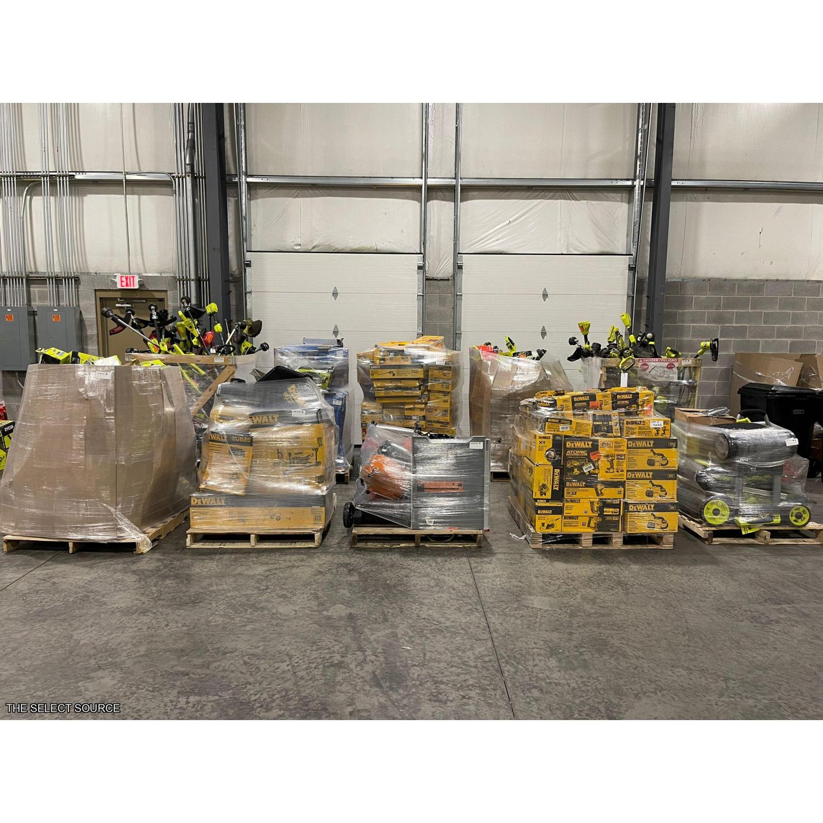 Pittston Location As-Is Power Tools Partial Truckload (10 pallets) 1359141-B