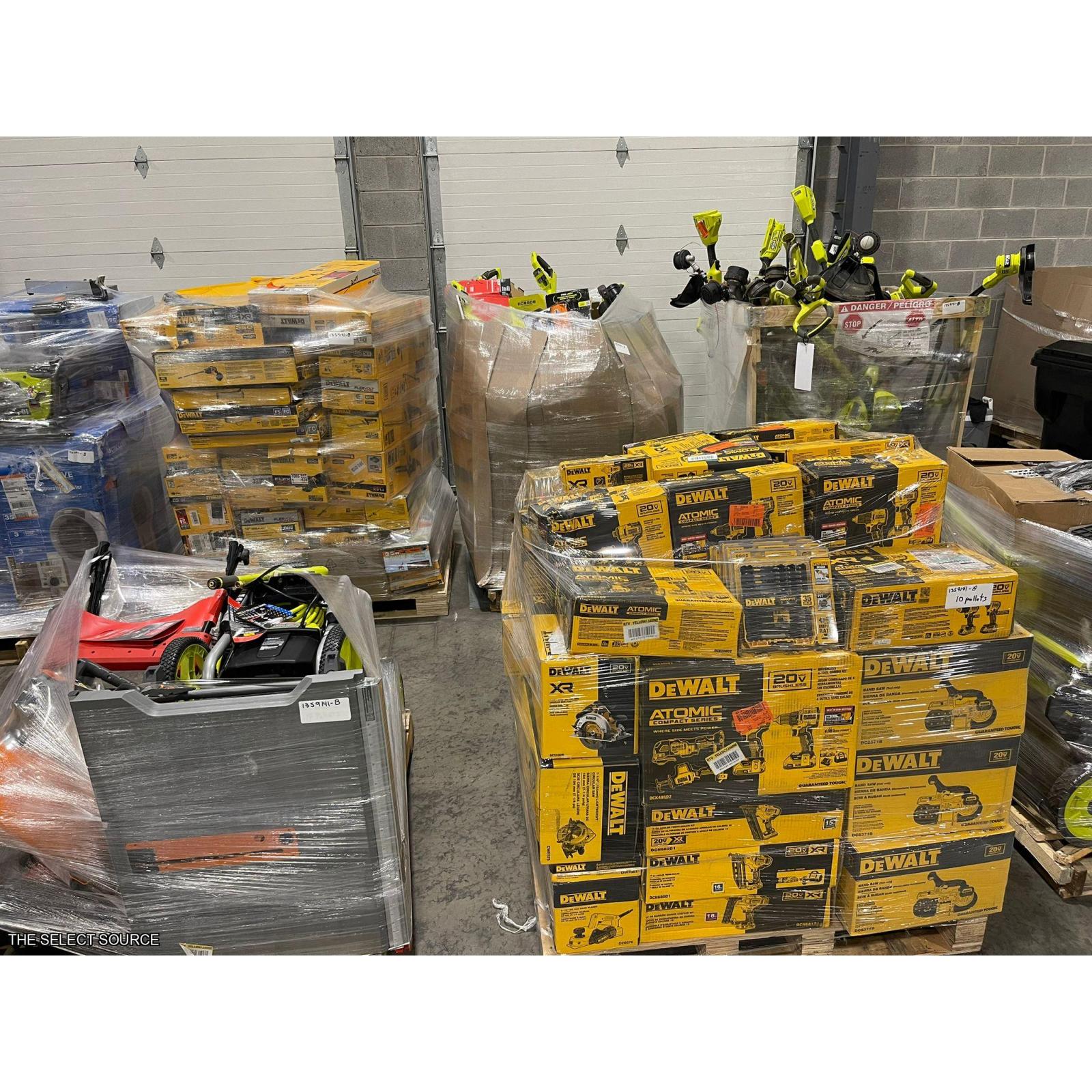 Pittston Location As-Is Power Tools Partial Truckload (10 pallets) 1359141-B