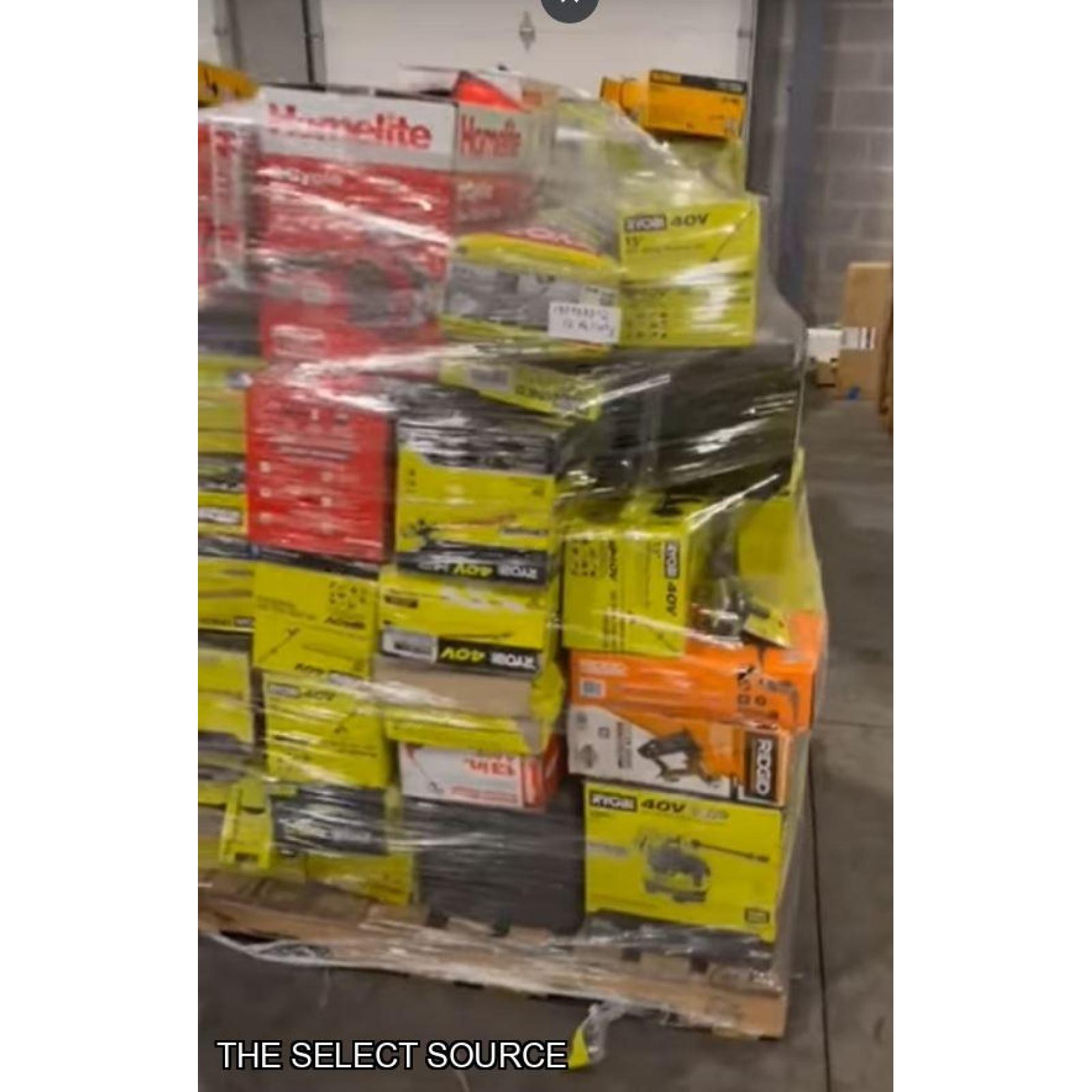 Pittston Location As-Is Power Tools Partial Truckload (12 pallets) 1359535-2