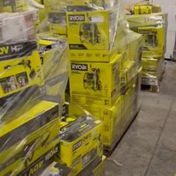 Pittston Location As-Is Power Tools Partial Truckload (12 pallets) 1359535-2