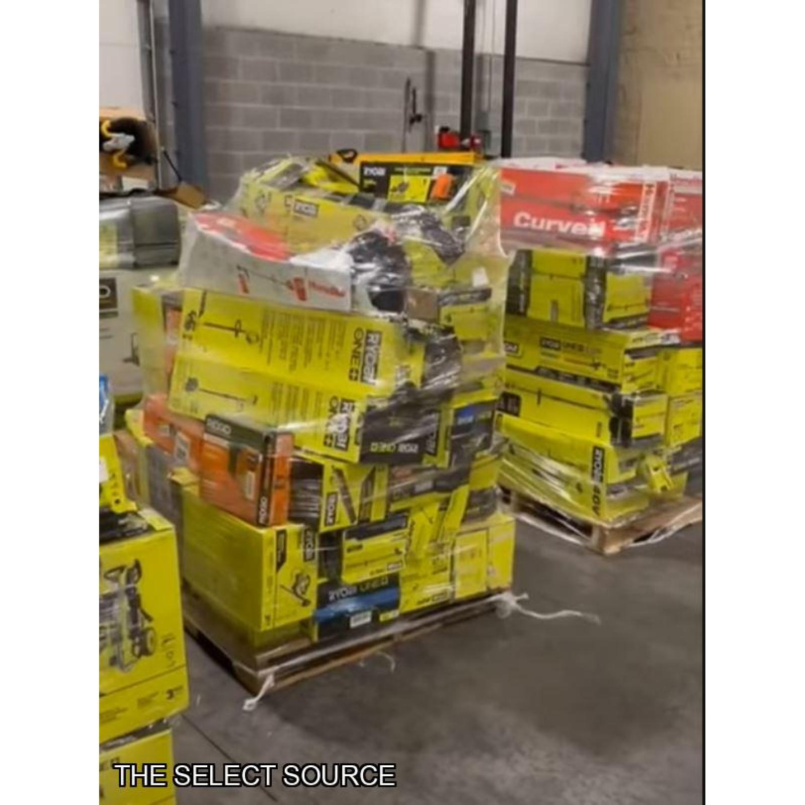 Pittston Location As-Is Power Tools Partial Truckload (12 pallets) 1359535-2