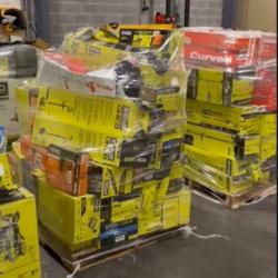 Pittston Location As-Is Power Tools Partial Truckload (12 pallets) 1359535-2