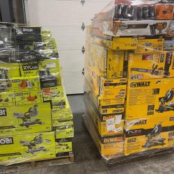 Pittston Location As-Is Power Tools Partial Truckload (4 pallets)511359652-E