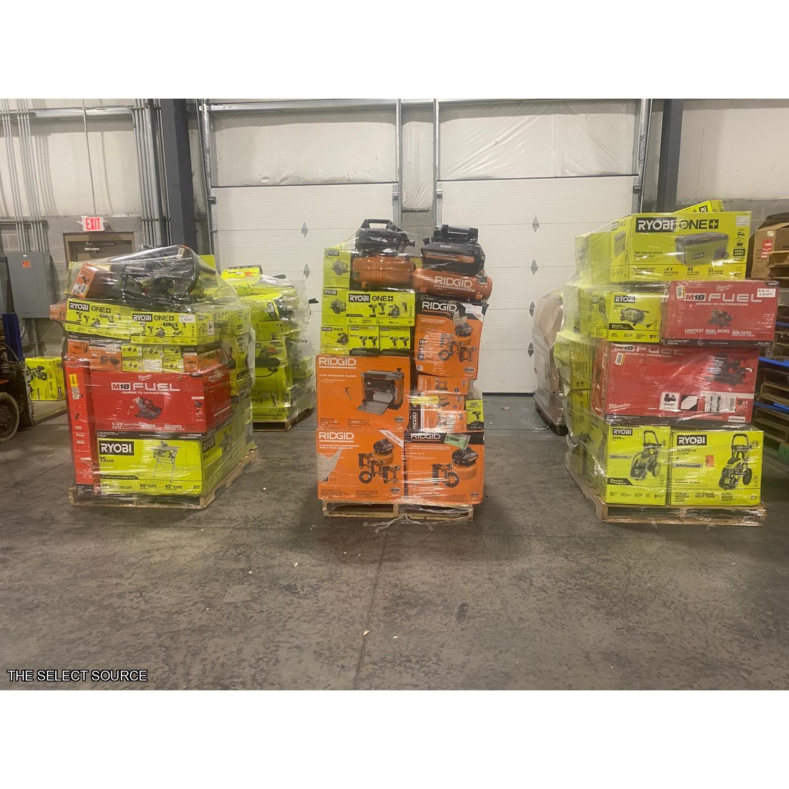 Pittston Location - AS-IS Power Tools Partial Lot ( 6 Pallets) 1358181-A