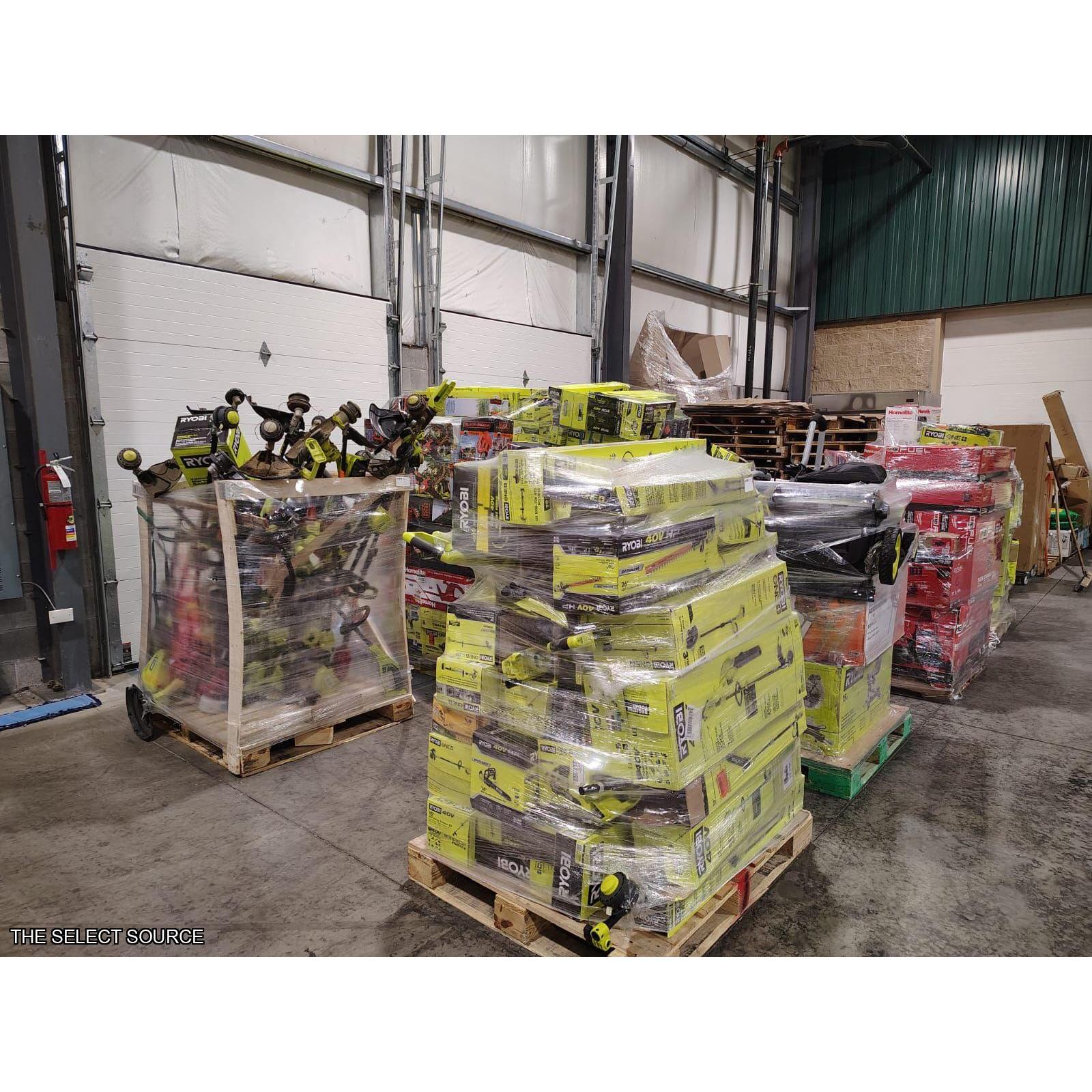 Pittston Location As-Is Outdoor Power Equipment Partial Truckload (8 pallets) 1358181-C