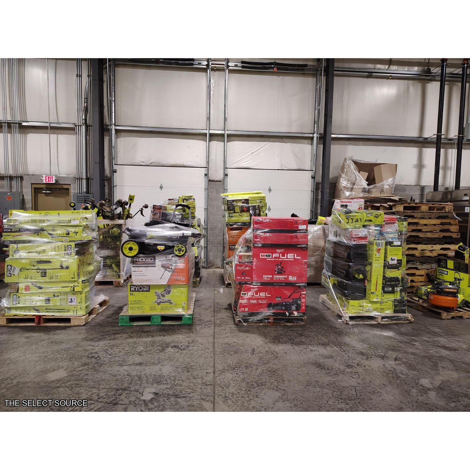 Pittston Location As-Is Outdoor Power Equipment Partial Truckload (8 pallets) 1358181-C