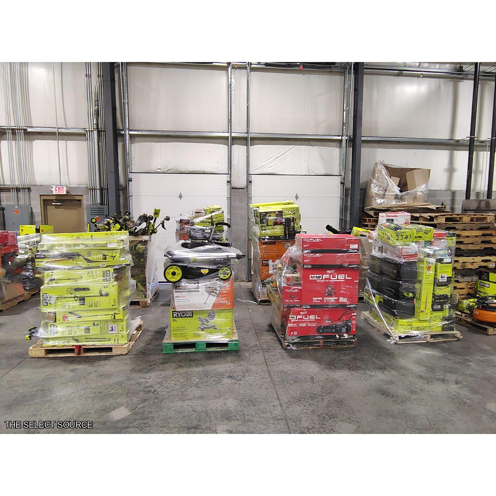 Pittston Location As-Is Outdoor Power Equipment Partial Truckload (8 pallets) 1358181-C