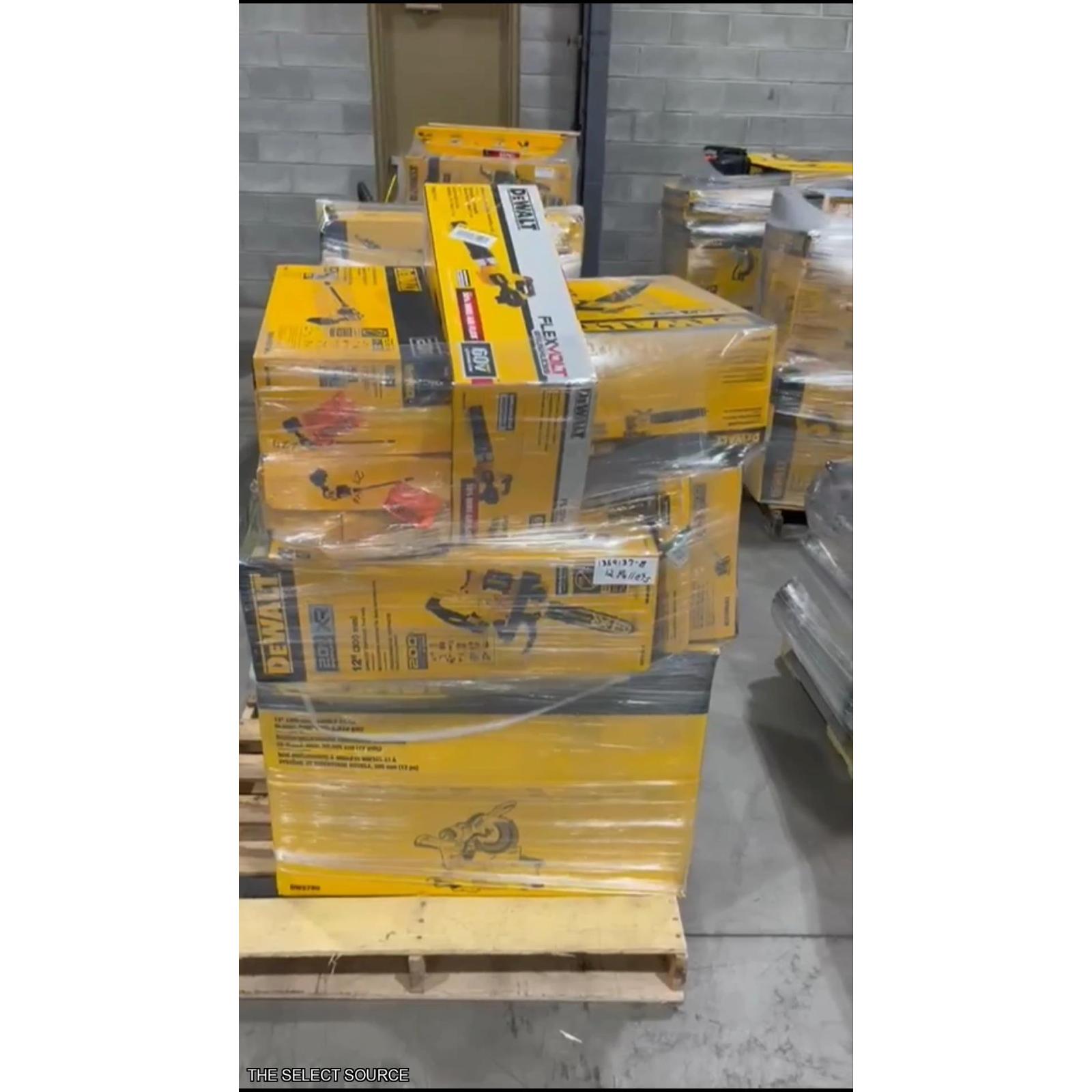 Pittston Location As-Is Power Tools Partial Truckload (12 pallets) 1359137-B