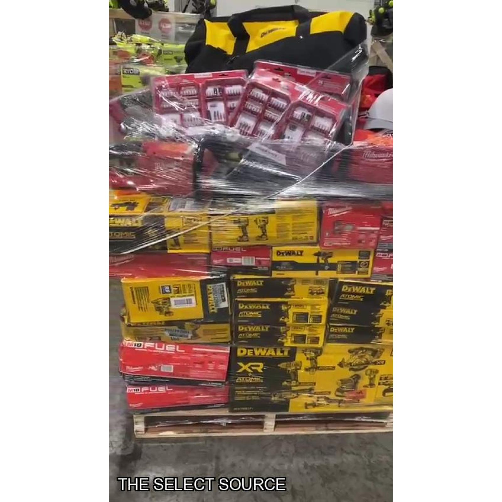 Pittston Location As-Is Power Tools Partial Truckload (14 pallets) 1359080-B