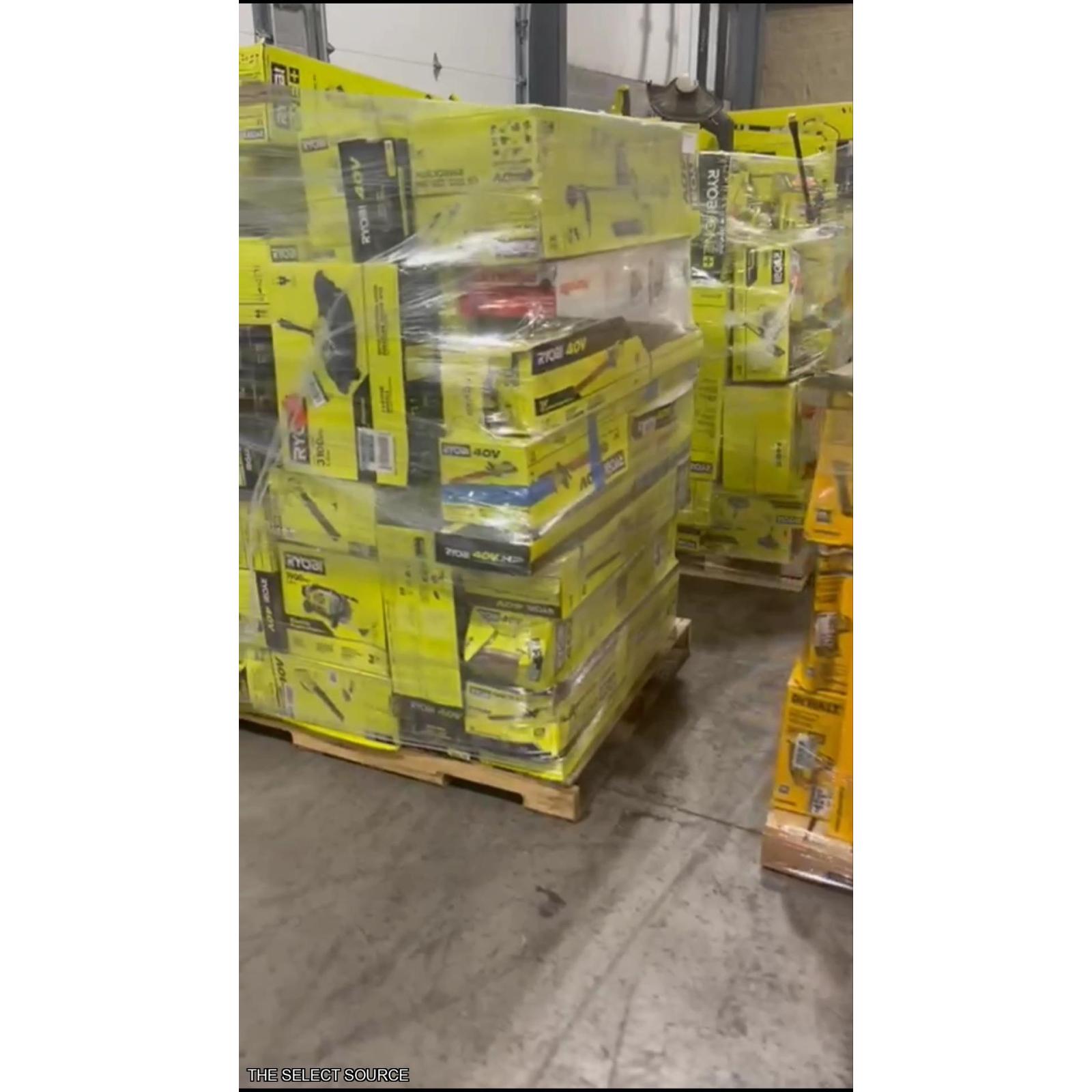 Pittston Location As-Is Power Tools Partial Truckload (12 pallets) 1357134-B