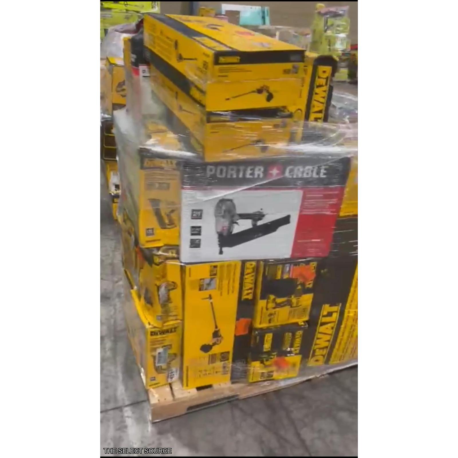 Pittston Location As-Is Power Tools Partial Truckload (12 pallets) 1357134-B