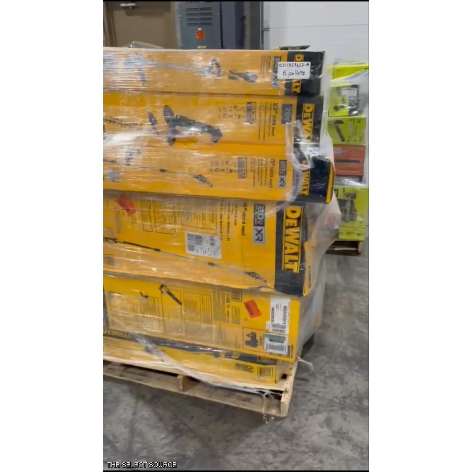 Pittston Location As-Is Power Tools Partial Truckload (6 pallets) 0511359652-A