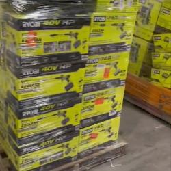 Pittston Location As-Is Power Tools Partial Truckload (6 pallets) 0511359652-B