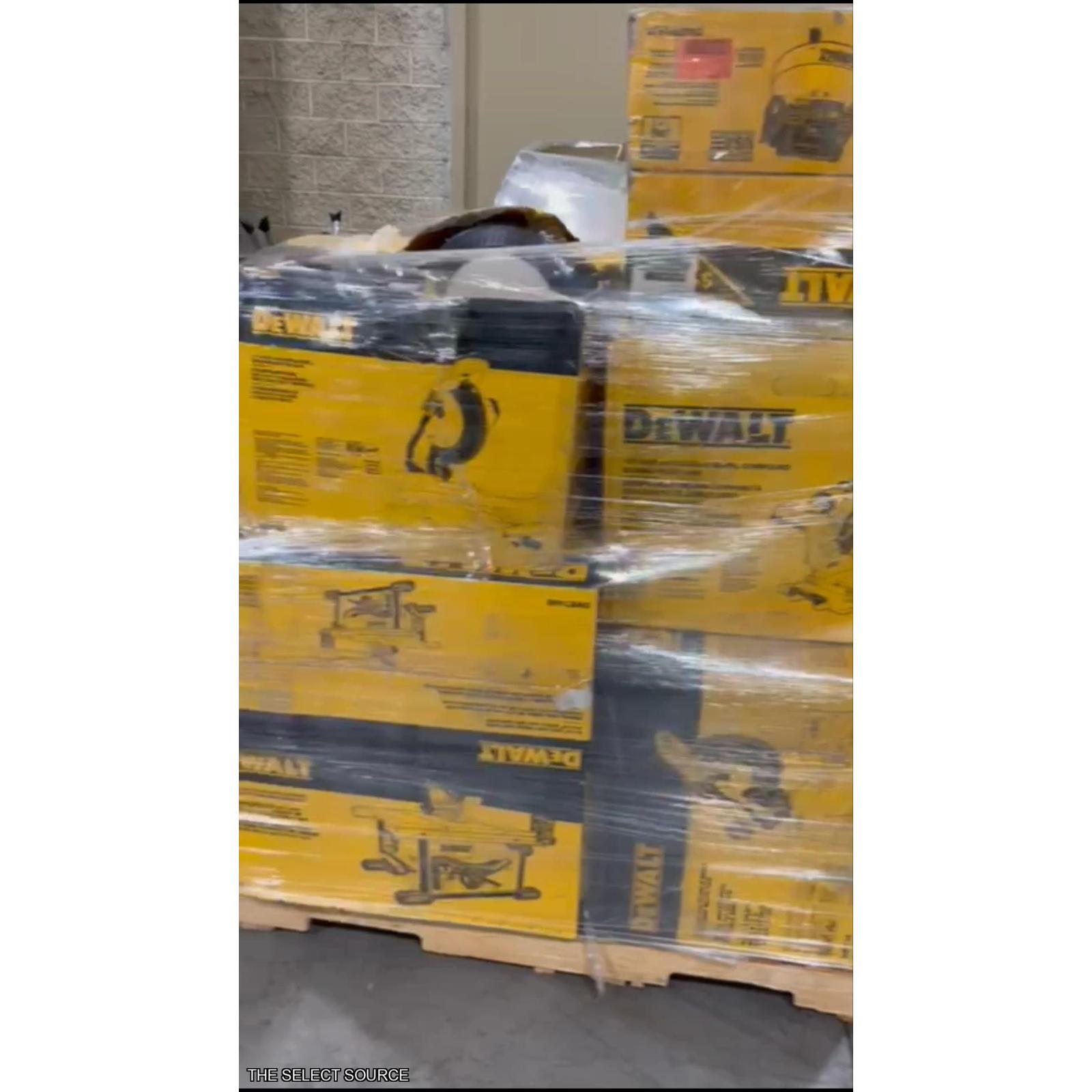 Pittston Location As-Is Power Tools Partial Truckload (12 pallets) 0511359652-D