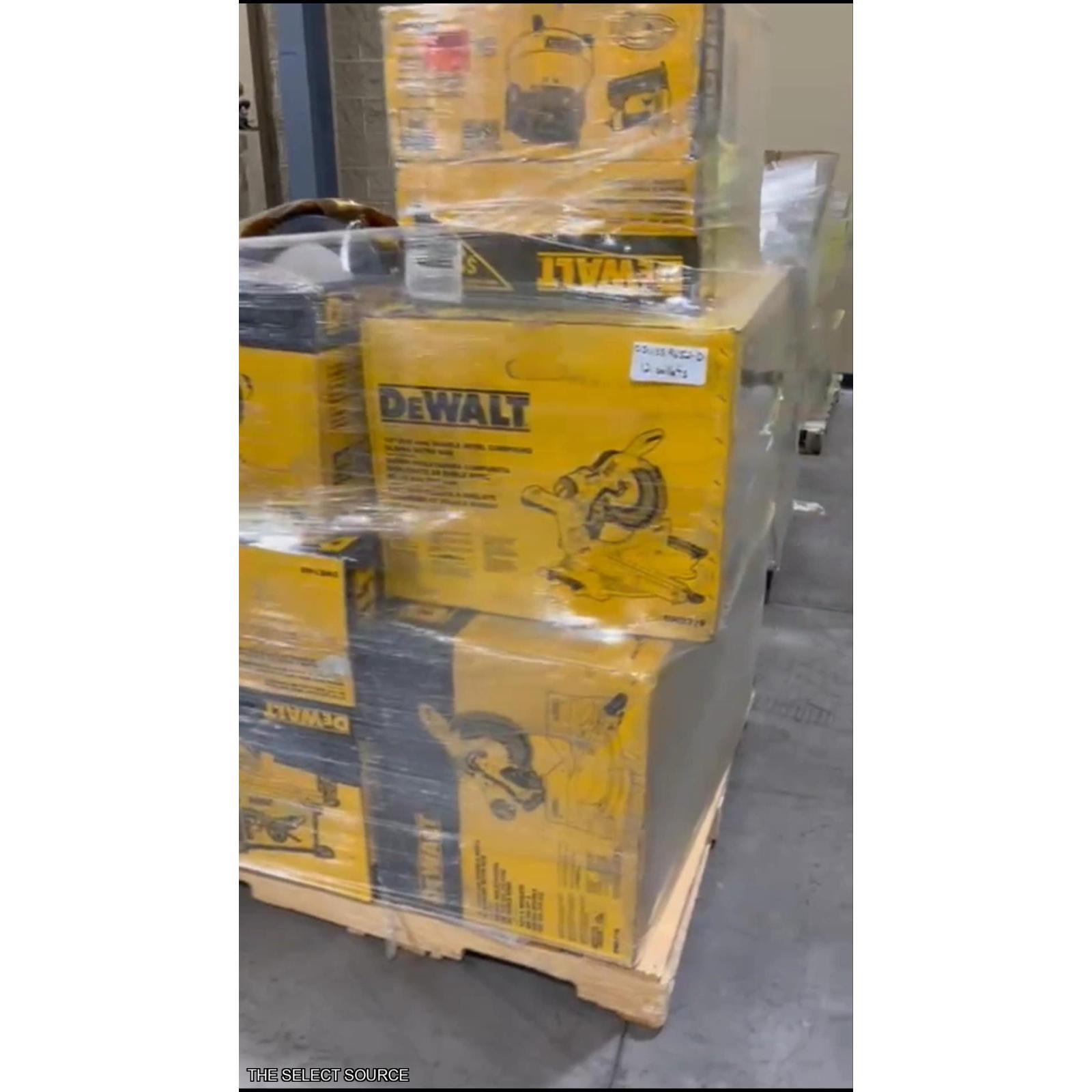 Pittston Location As-Is Power Tools Partial Truckload (12 pallets) 0511359652-D