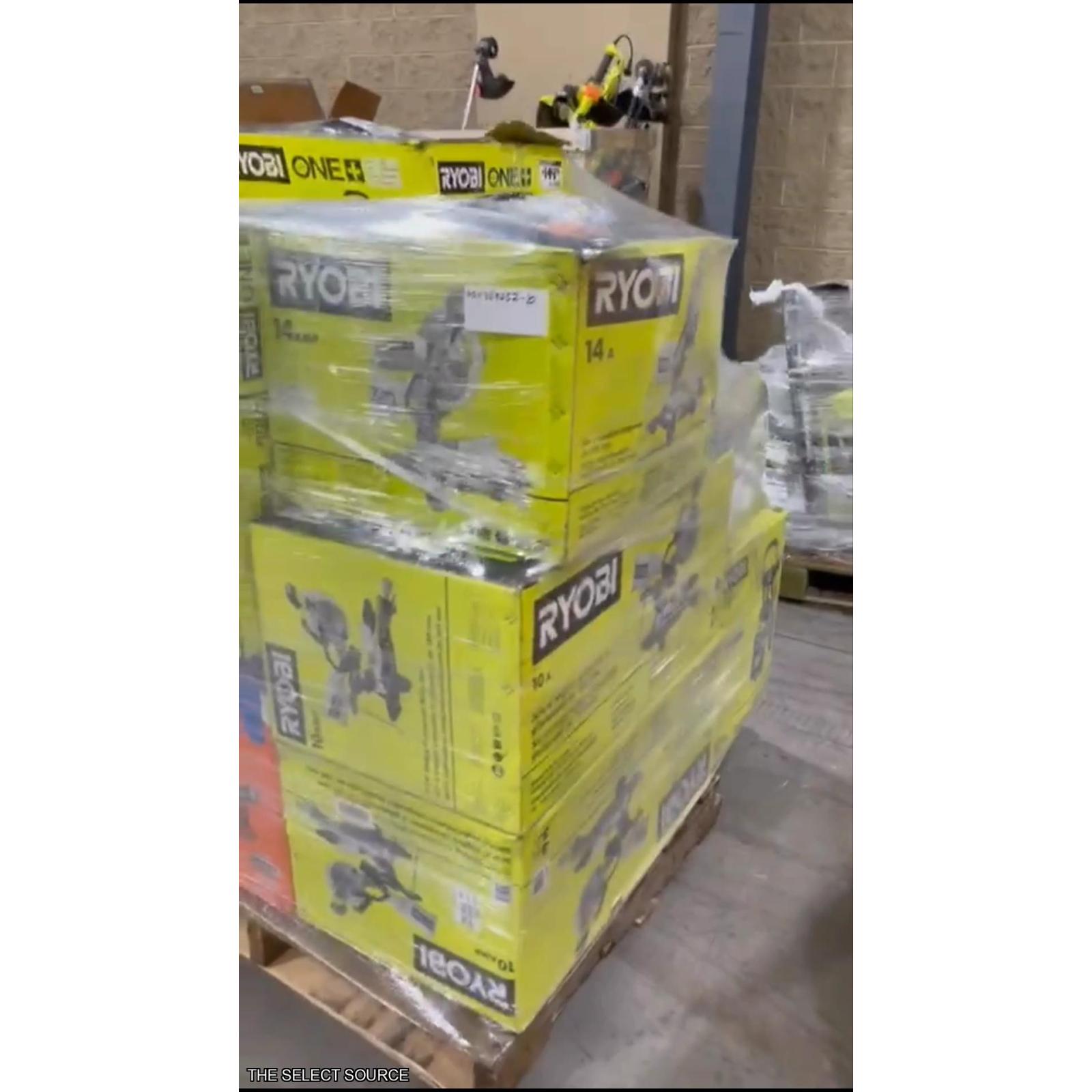 Pittston Location As-Is Power Tools Partial Truckload (12 pallets) 0511359652-D