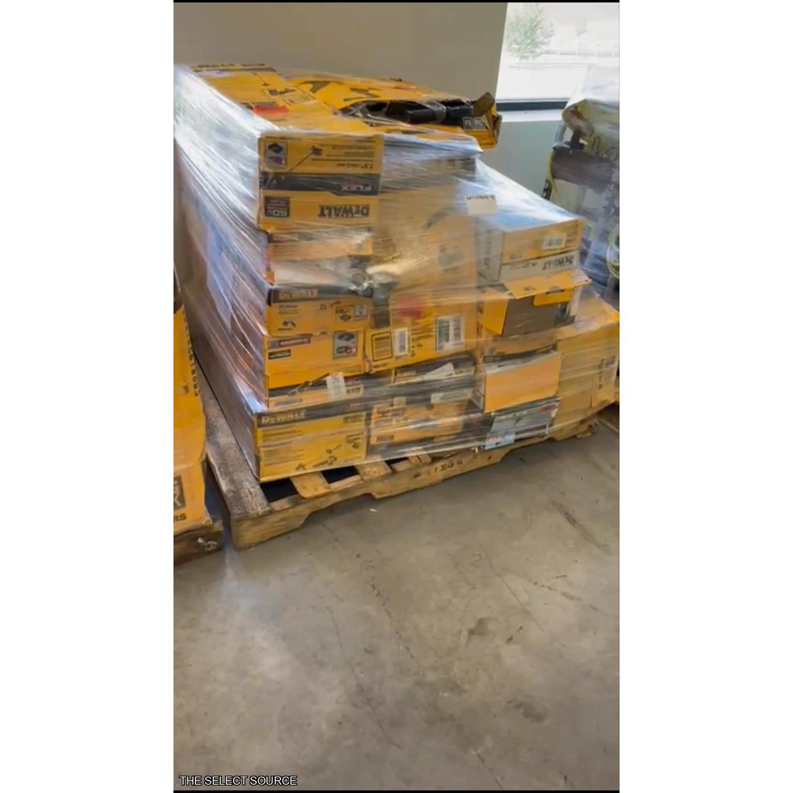 Pittston Location As-Is Power Tools Partial Truckload (6 pallets) 0511359652-E