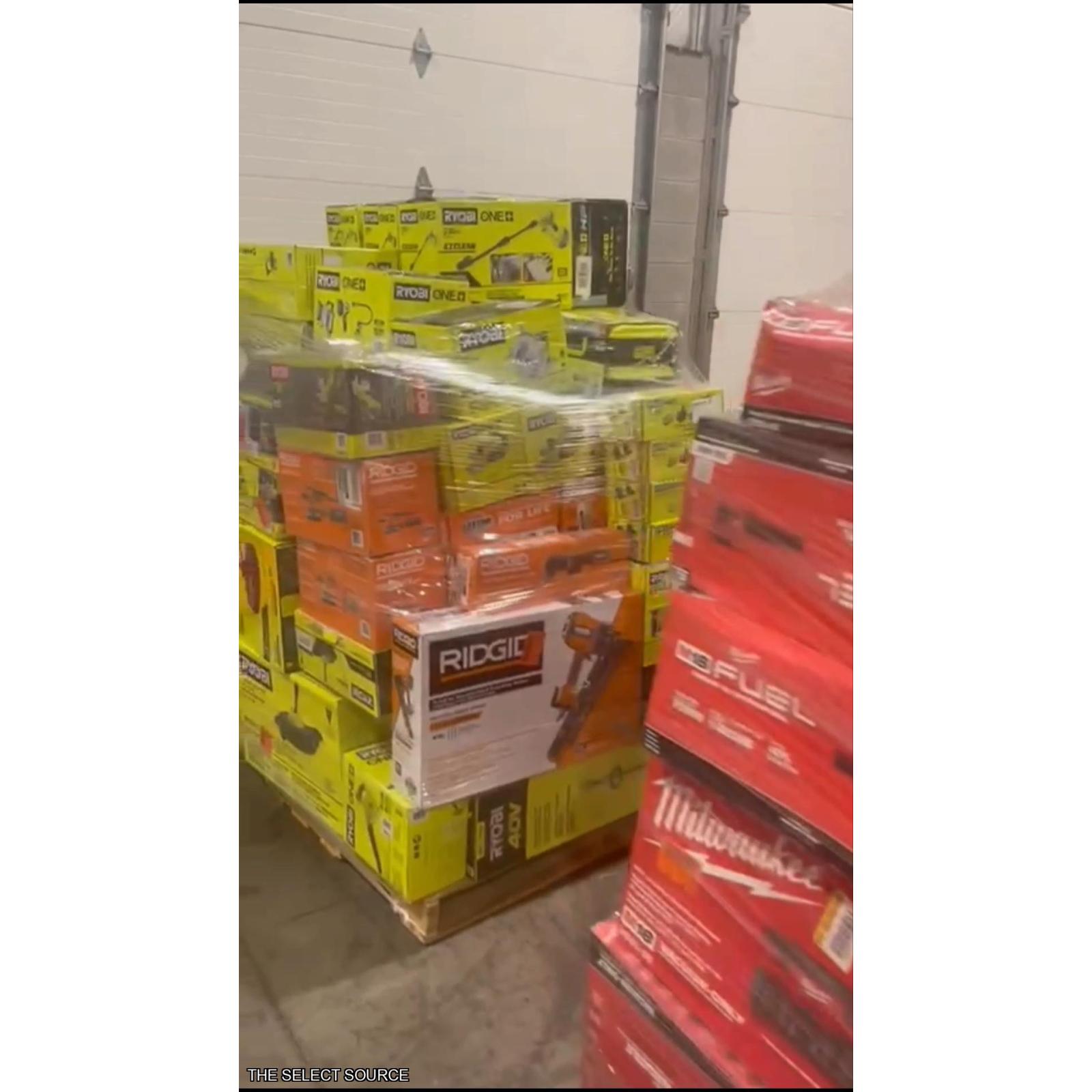 Pittston Location - AS-IS Power Tools Partial Lot (8 Pallets) 1359113-B