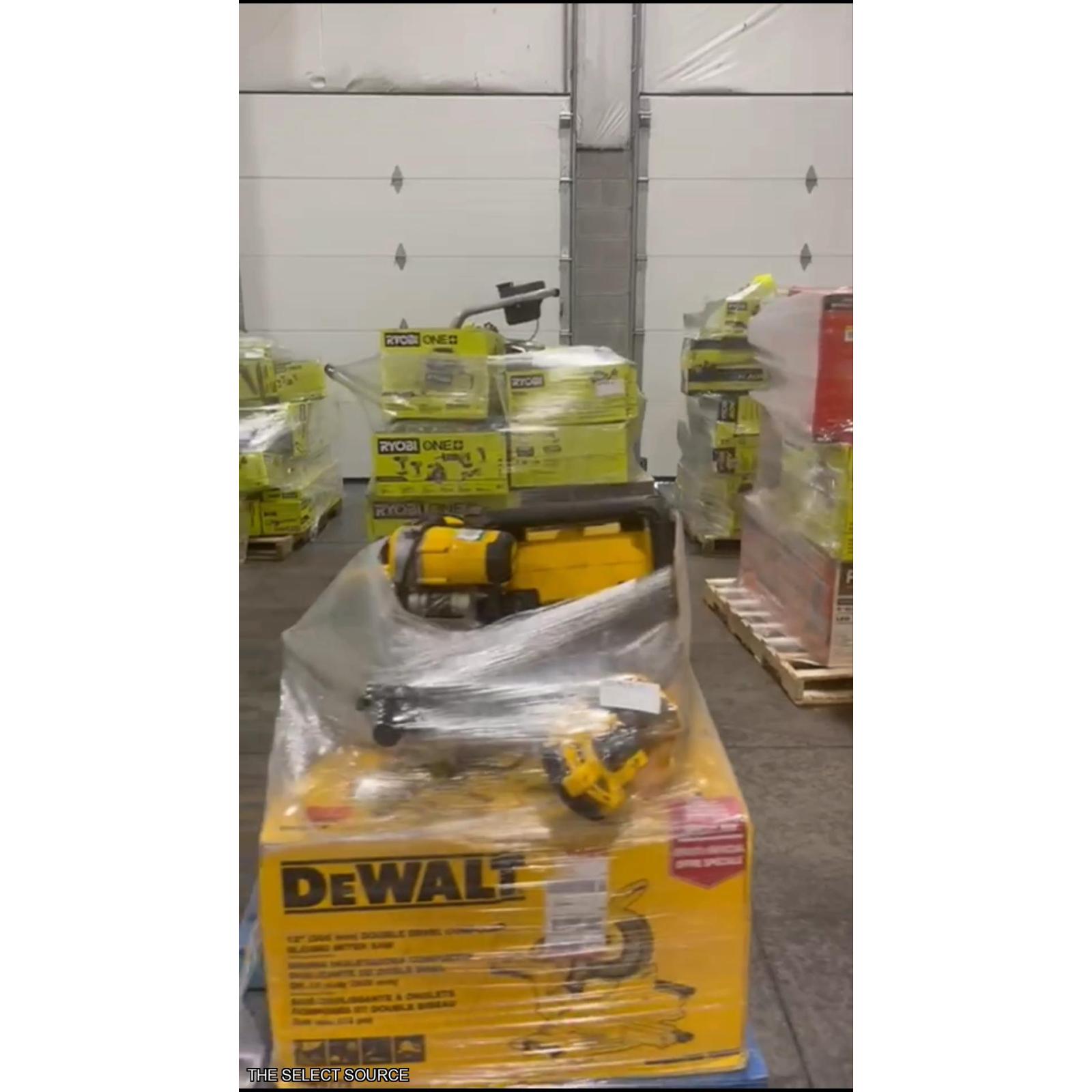 Pittston Location - AS-IS Power Tools Partial Lot (12 Pallets) 1359113-C