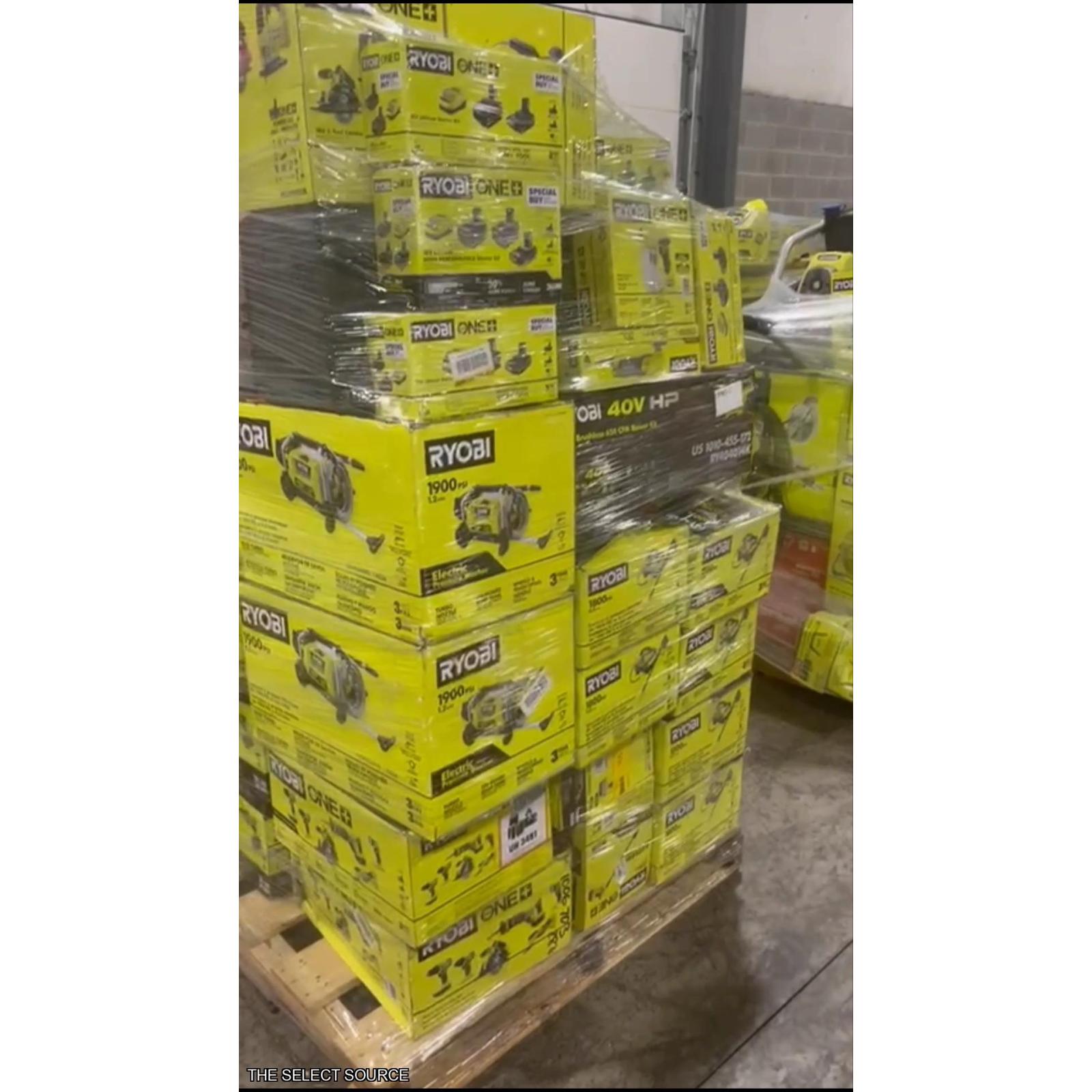 Pittston Location - AS-IS Power Tools Partial Lot (12 Pallets) 1359113-C