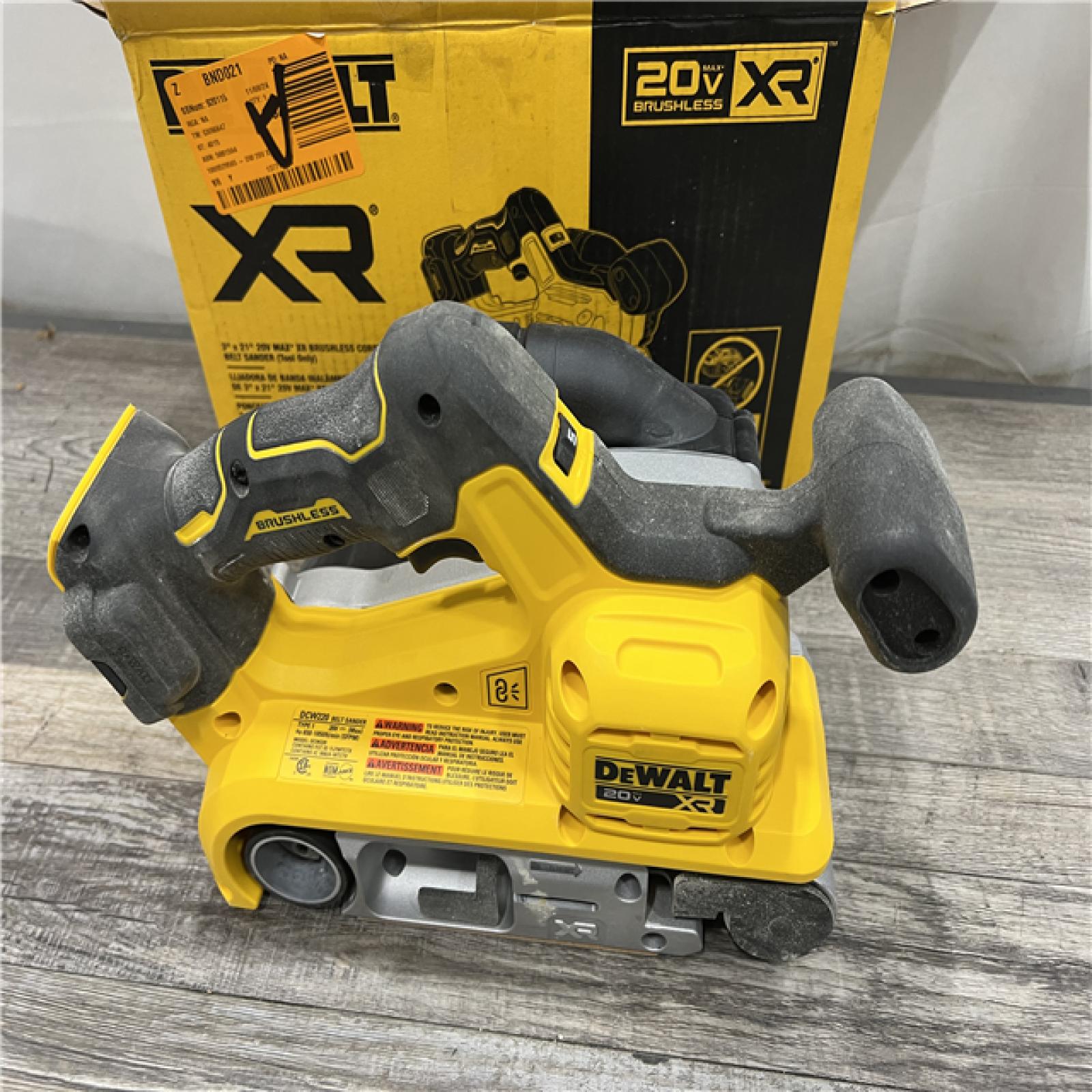 AS-IS DEWALT 20-Volt Cordless Belt Sander (Tool-Only)