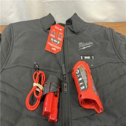 AS-IS Heated Jacket,Zipper,L,Polyester