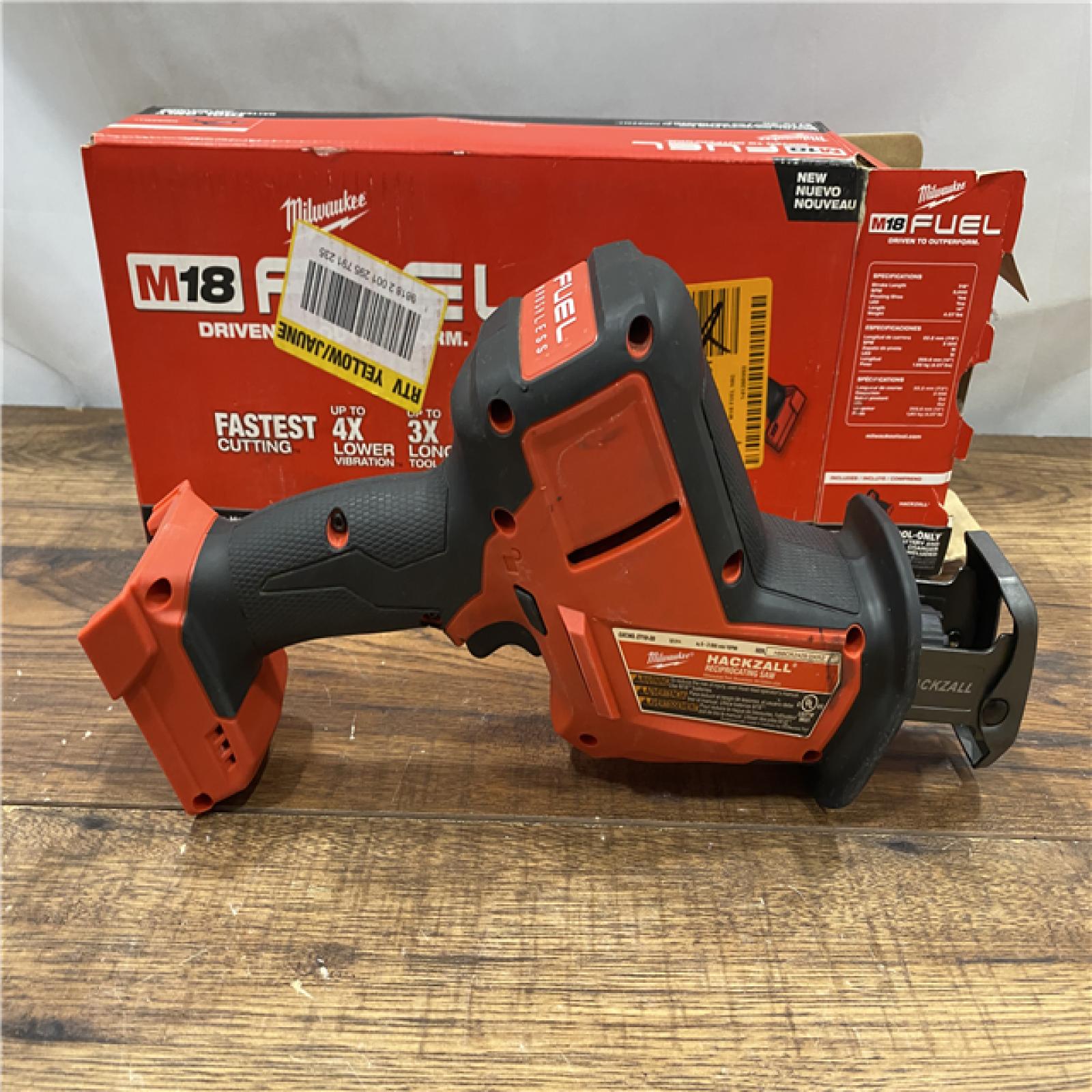 AS IS M18 FUEL 18V Lithium-Ion Brushless Cordless HACKZALL Reciprocating Saw (Tool-Only)