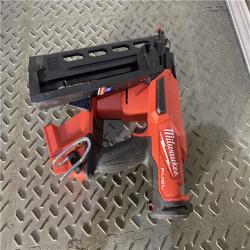 Houston location AS-IS Milwaukee 2841-20 18V Cordless Gen II 16 Gauge Angled Finish Nailer (Tool Only)