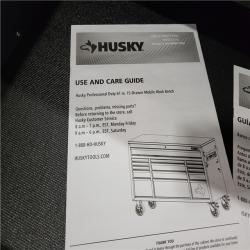 CALIFORNIA AS IS husky professional duty 61 in.15 drawer workbench