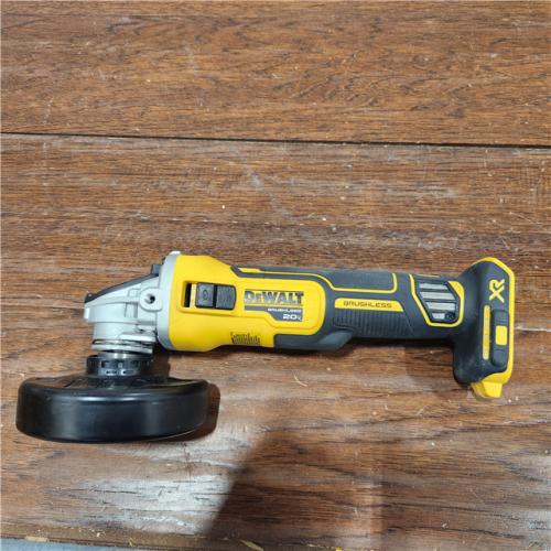 AS-IS DeWalt DCG405B 20V Max XR 4.5-Inch Slide Switch Small Angle Grinder (Tool Only)