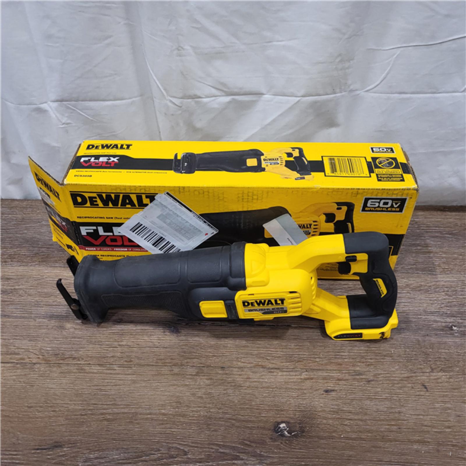 AS-IS DeWalt DCS389B FLEXVOLT 60V MAX Cordless Brushless Reciprocating Saw (Tool-Only)