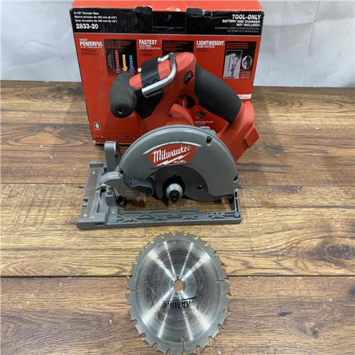 AS IS M18 FUEL 18V Lithium-Ion Brushless Cordless 6-1/2 in. Circular Saw (Tool-Only)