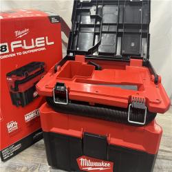 AS-IS MILWAUKEE M18 FUEL PACKOUT 18-Volt Lithium-Ion Cordless 2.5 Gal. Wet/Dry Vacuum (Vacuum-Only)