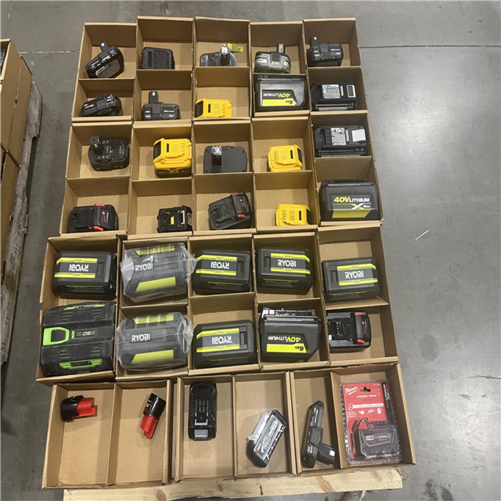 DALLAS LOCATION - AS-IS BATTERY PALLET